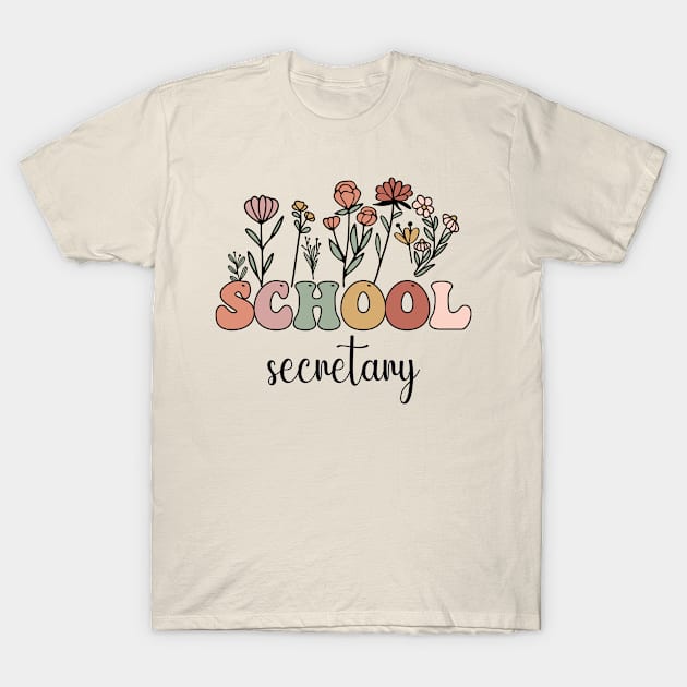 School Secretary T-Shirt by mikevdv2001